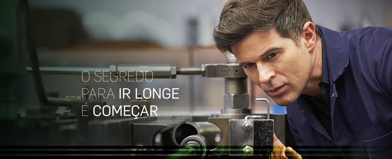 O segredo para ir longe é começar